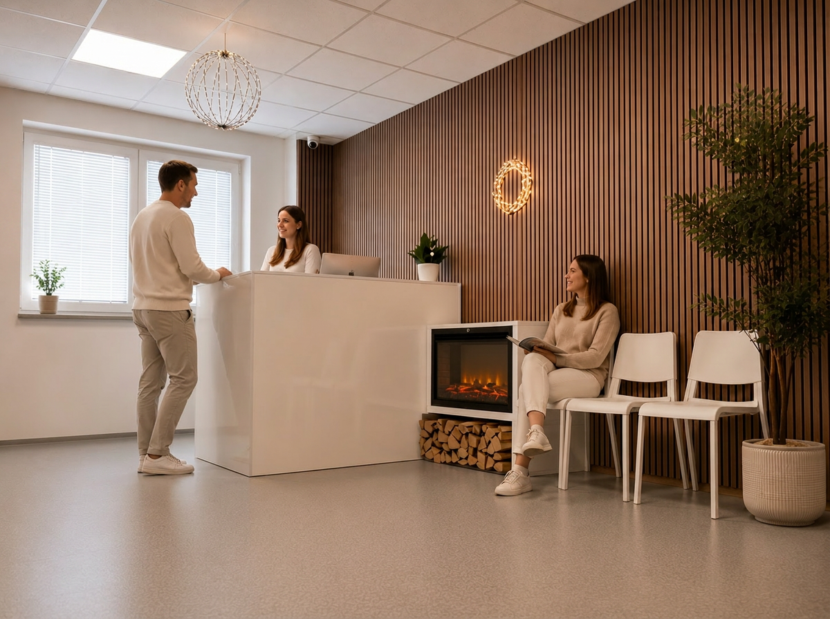 Interiér kliniky Aldentex